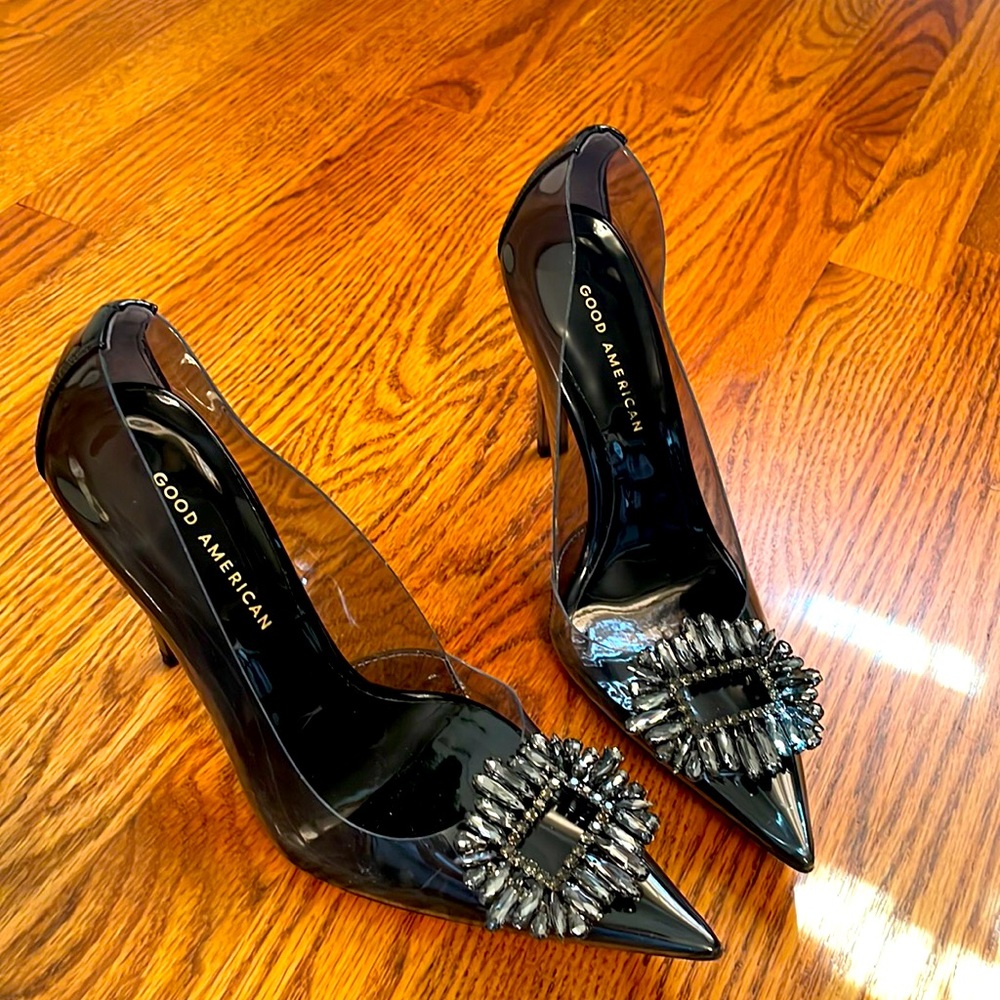Worn twice! Good American heels